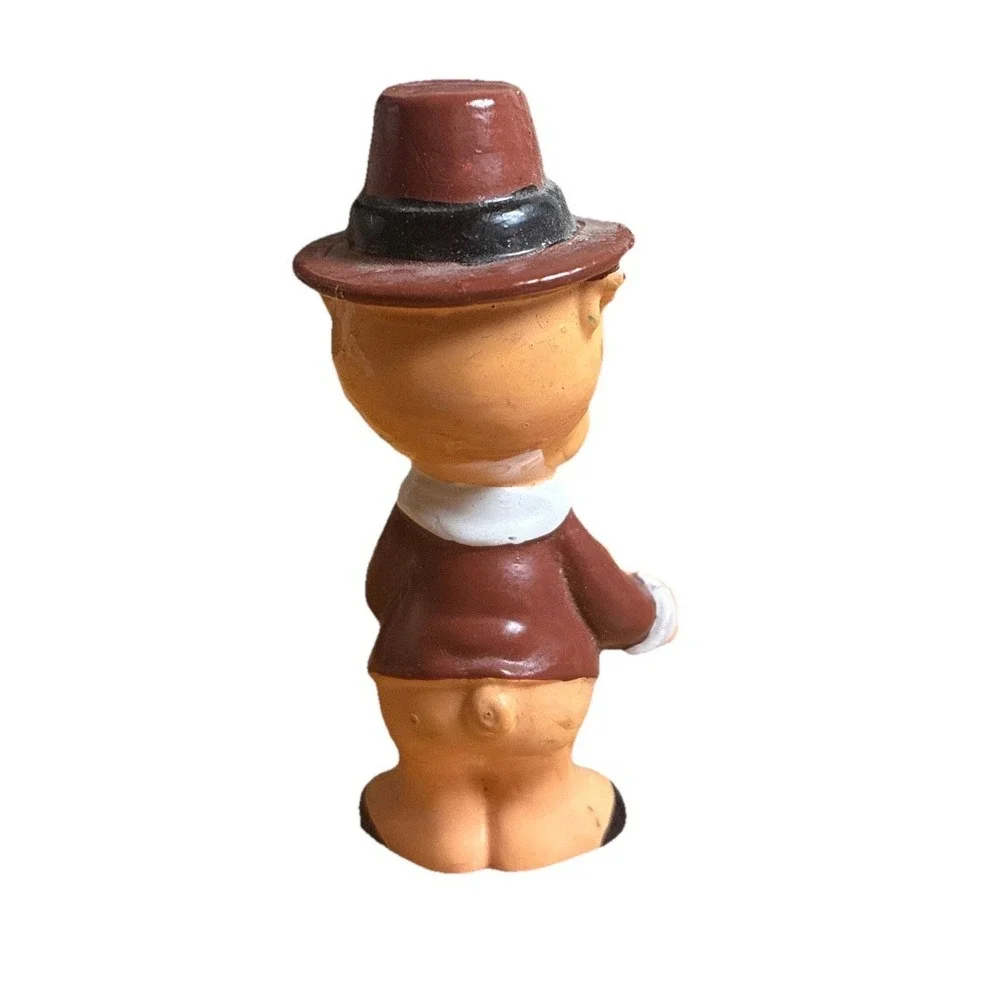 Vintage Applause Looney Tunes Porky Pig Pilgrim PVC Figure 2.5